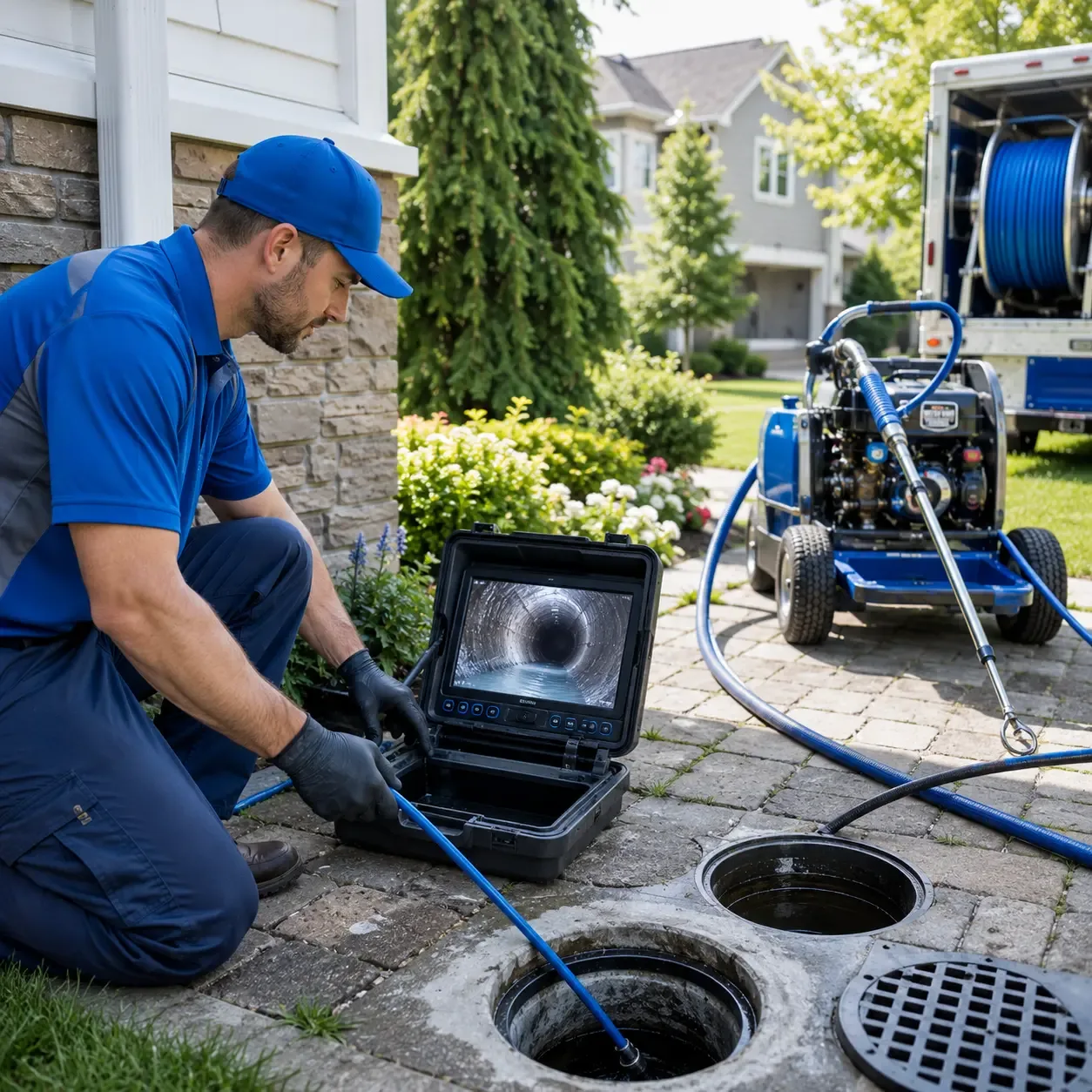 Outdoor drain cleaning professionals serving Farmington, NM